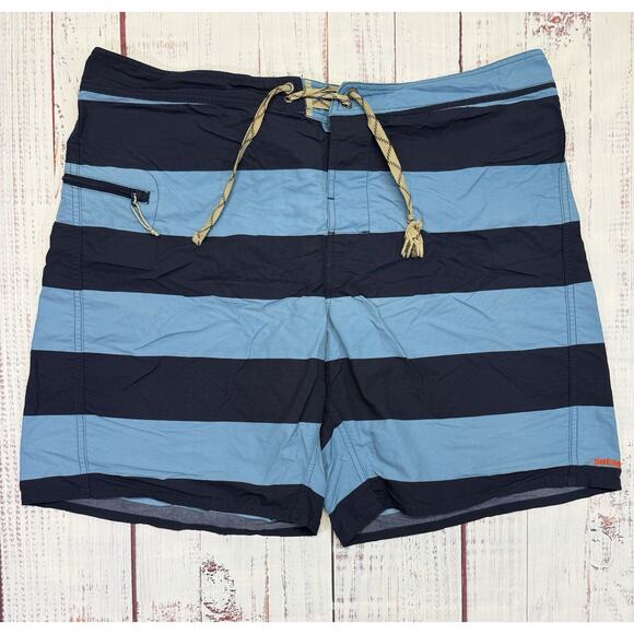 Patagonia Other - Patagonia Printed Wavefarer Board Shorts Men's Size 40 Pocket's Unlined Stripe